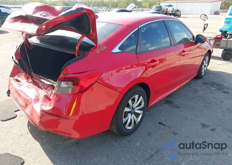 2022 Honda Civic Lx из США, поврежденный, VIN 2HGFE2F2XNH528794